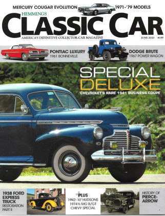 HEMMINGS CLASSIC CAR 2020 JUNE - '61 BONNEVILLE, '67 DODGE BRUTE, PIERCE-ARROWS